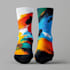create  mockup unique socks design pattern sublimation