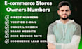 find ecommerce owners direct numbers with verified email