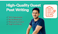 write guest post to boost website ranking