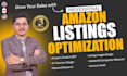 amazon listing optimization with SEO copywriting, amazon ebc and listing images