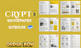 write and design white paper, crypto white paper, meme coin whitepaper, gitbook