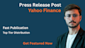 publish your press release on yahoo finance