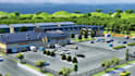 do exterior design 3d architectural rendering of warehouse