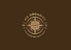 design timeless compass rose premium herbal beauty logo