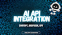integrate openai, chatgpt, deepseek, or gpt API into your site