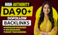 provide permanent dofollow contextual da 90 plus backlinks