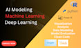 perform python and r data analysis and ml modelling