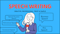 write a personalized speech for any event