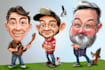 draw an  amazing cartoon caricatures