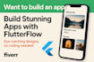 build flutterflow app flutter app flutter flow bubble app mobile app developer