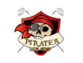 design premium new pirates mini golf logo