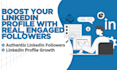 provide real linkedin followers, engagement connections