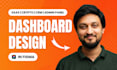 do saas, crypto, CRM, and admin panel dashboard ui ux design
