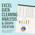 clean and analyze excel data with charts and graphs