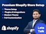 do custom shopify theme development, store design