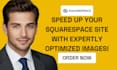 compress and resize images on your squarespace website for fast loading