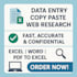 enter data from scanned documents into spreadsheets