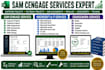 do sam cengage ms excel ,word , powerpoint, access project and modules urgently