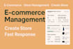 be your ecommerce store management manager