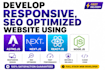 develop responsive, seo optimized website using astro js next js react js