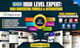 build funnel in gohighlevel, solve issues in ghl and setup ghl kajabi course