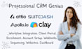 setup suitedash, boldtrail, clay com, apollo io, close crm, attio crm