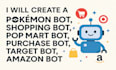 create pokemon bot shopping bot popmart bot purchase bot target bot amazon bot