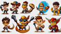 design mascot cartoon logo design and mascot character