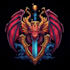 make a professional fantasy, rpg, scifi game, nft logo