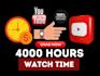do organic and revenue generative youtube watch hours time
