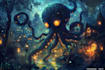 make concept art, fantasy landscapes, background scenes