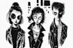 draw black and white illustrations