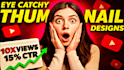 design catchy youtube thumbnail