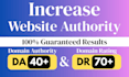 boost your website by increasing da 40 and DR 70 with guaranteed results