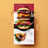design food flyers, posters and menu cards
