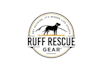 design super earthy neutral outdoor dog resque logo
