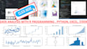 do data analysis , r programming , stata , python , excel