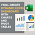 create dynamic excel dashboards with charts and pivot tables