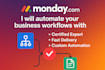 provide expert monday CRM integration and automation