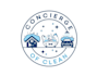 design innovative mobile cleaning concept logo