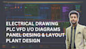 electrical drawing,  wirings, panel and plant design