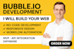build or fix your bubble app, bubble io developer for saas or mvp