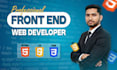 design a unique and creative website landing