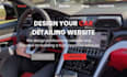 design car detailing website, car rental website with booking functionality