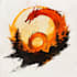 hand paint fantasy logo