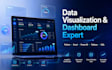 create data visualization, dashboard , python, excel, power bi