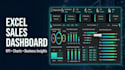 build excel dashboard with KPI, charts, and sales data analysis
