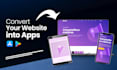 convert your website to android and ios mobile app fast