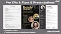 transform your CV, flyer, or pitch deck into a masterpiece
