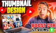 design scroll stopping youtube thumbnails that boost CTR